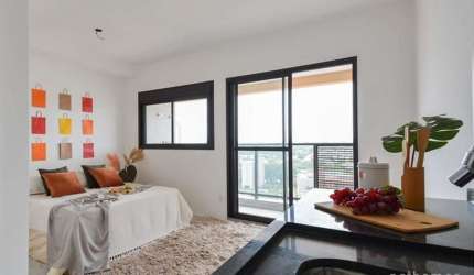 Apartamento com 1 quarto à venda na Rua Professor Doutor José Marques da Cruz, 225, Jardim das Acacias, São Paulo, 27 m2 por R$ 379.000
