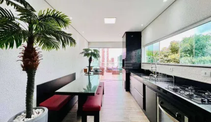 Cobertura com 3 dormitórios à venda, 134 m² por R$ 1.040.000,00 - Vila Valparaíso - Santo André/SP