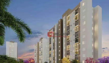 Apartamento com 2 dormitórios à venda, 41 m² por R$ 253.520,00 - Capotuna - Jaguariúna/SP
