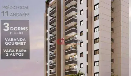 Apartamento com 3 dormitórios à venda, 79 m² por R$ 626.000,00 - Jardim Capotuna  - Jaguariúna/SP