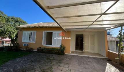 Casa à venda em Novo Hamburgo, Vila Nova - Churrasqueira, Suíte e Pátio