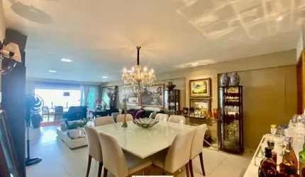 Apartamento à Beira-Mar com 4 Suítes. Pérola do Atlântico Areia Preta, Natal/RN