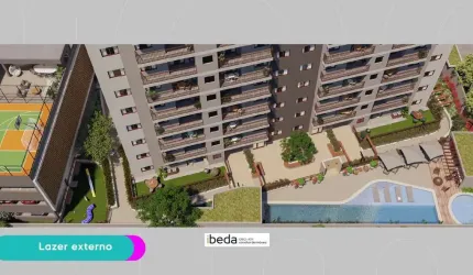 ibeda - Apto MOOD Parque das Dunas - Capim Macio Sala, 2 quartos (1 suíte) 58m2