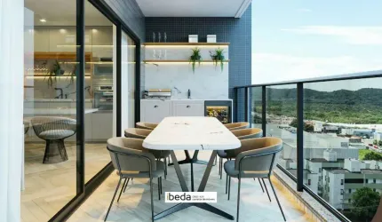 ibeda - Duo Capim Macio. Apartamento 133m2 Sala, cozinha 3 suítes, wc serviço 2v