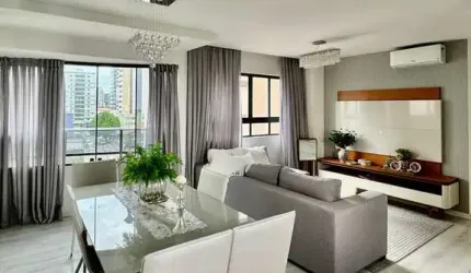 Apartamento reformado Residencial Nabor Maia. Sala 2 quartos (1 suíte) no Tirol
