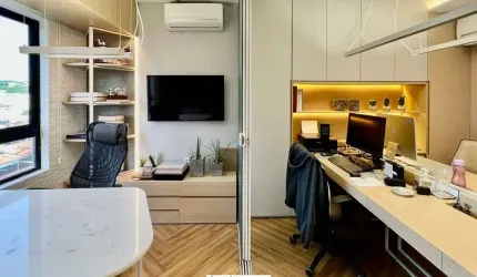 Sala Comercial em Lagoa Nova - HC Plaza. Decorada, planejada, funcional 24m2, 1v