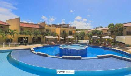 ibeda - Flat à venda em Pipa Condomínio Solar Água 28m2 1 quartos, varanda, bwc.