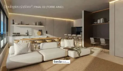 ibeda - Aalto apartamento Tirol Sala gourmet, cozinha, 3 suite, lavabo 3v 150m2