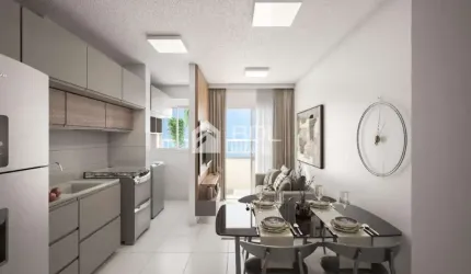 Apartamento com 2 quartos à venda na Rua Manoel de Aquino Pereira, 394, Jardim Yeda, Campinas, 41 m2 por R$ 225.000