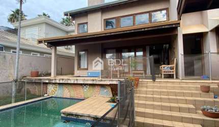 Casa em condomínio fechado com 4 quartos para alugar na Rua das Ixias, 107, Alphaville Dom Pedro, Campinas, 410 m2 por R$ 18.000