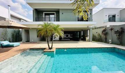 Casa em condomínio fechado com 4 quartos para alugar na Rua Professor Roberto Magalhães Randi, 107, Loteamento Mont Blanc Residence, Campinas, 453 m2 por R$ 35.000