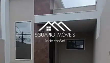 R$ 680 MIL - CASA NOVA 98,65 m², 3 QUARTOS (1 SUÍTE), 2 VAGAS, FAZENDA VELHA, ARAUCÁRIA/PR.