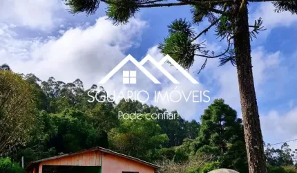 R$ 350 MIL - CHÁCARA 24.200 m², CASA ALVENARIA,TANQUE DE PEIXES, AGUDOS DO SUL/PR.