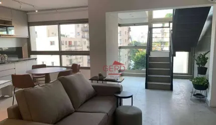 Cobertura com 1 dormitório para alugar, 85 m² por R$ 15.500,00/mês - Jardim Paulista - São Paulo/SP