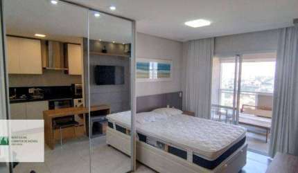 Studio com 1 dormitório para alugar, 38 m² por R$ 4.000/mês - Campo Belo - São Paulo/SP