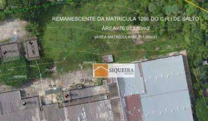Área à venda, 88000 m² por R$ 20.000.000,00 - Distrito Industrial - Salto/SP