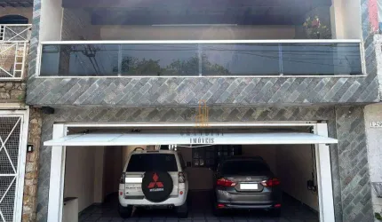 Sobrado com 3 dormitórios à venda, 220 m² por R$ 753.000,00 - Vila Camilópolis - Santo André/SP