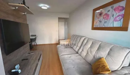 Apartamento com 3 dormitórios à venda, 70 m² por R$ 435.000,00 - Vila Valparaíso - Santo André/SP
