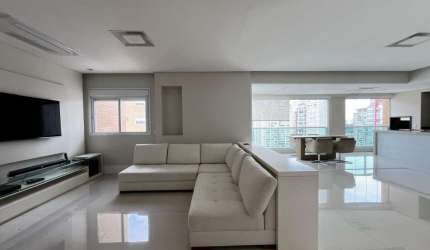 Apartamento com 3 quartos para alugar na Rua Barão de Jaceguai, 908, Campo Belo, São Paulo, 161 m2 por R$ 18.500