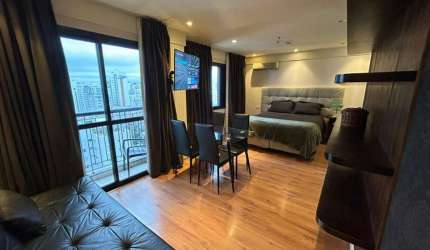 Apartamento com 1 quarto para alugar na Avenida Lavandisca, 365, Moema, São Paulo por R$ 4.500