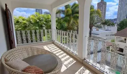 A sua casa em Alphaville Um com vista gostosa e potencial para retrofit, 4 quartos, vista livre