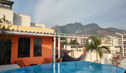 Cobertura para Venda em Rio de Janeiro, Freguesia (Jacarepaguá), 3 dormitórios, 2 suítes, 5 banheiros, 1 vaga