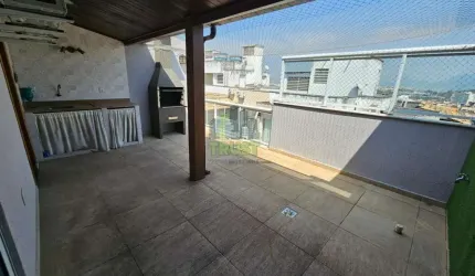 Cobertura para Venda em Rio de Janeiro, Freguesia (Jacarepaguá), 2 dormitórios, 2 suítes, 3 banheiros, 1 vaga
