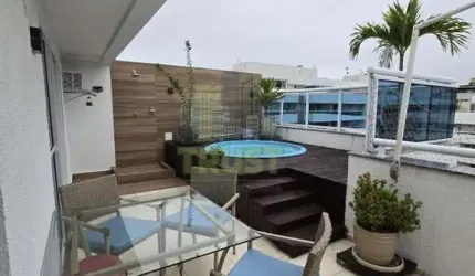 Cobertura para Venda em Rio de Janeiro, Recreio dos Bandeirantes, 3 dormitórios, 1 suíte, 3 banheiros, 2 vagas