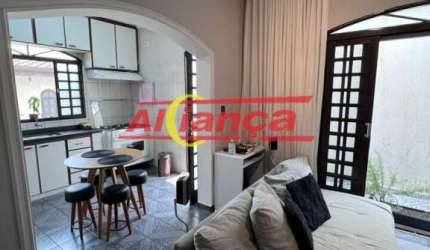 SOBRADO COM 3 QUARTOS, EDICULA À VENDA,169M² POR R$ 495.000,00 - JARDIM SANTA RITA - GUARULHOS/SP.