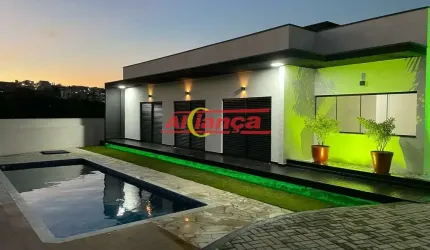 Viva o Luxo e a Segurança em Atibaia: Casa no Condomínio Fechado Parque Residencial Shambala III!