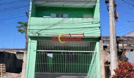 Lindo sobrado Jd Nova Bonsucesso Mais 1 casa com 2 dormitórios no quintal