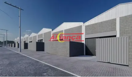 Galpão em construção em loteamento em cumbica