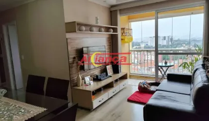 Apartamento à Venda com 3 Quartos no Condomínio Reserva das Flores ? Ponte Grande, Guarulhos