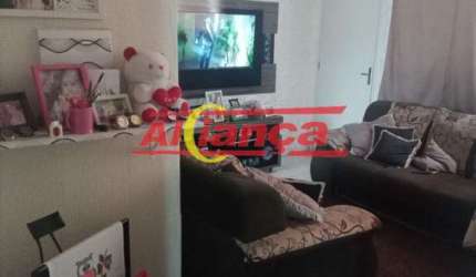 Apartamento 53m² 2 quartos, sala, cozinha, banheiro, 1 vaga  (rotativa) na Vila Alzira em Guarulhos