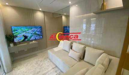 APARTAMENTO COM 2 QUARTOS, com sacada e  suite  À VENDA, 56,00 e 103 m Vila Rosália  GUARULHOS/SP