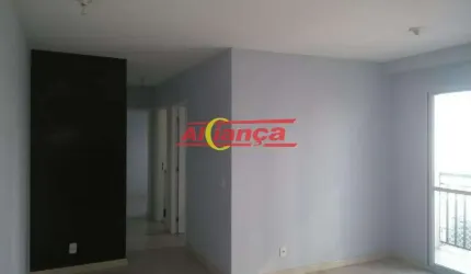 Apartamento pronto para morar, 55 m², Vila Augusta, 2 dormitórios e sala com sacada  só 350  MIL