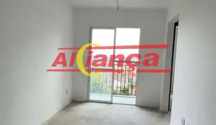 RES. GAIA ANDAR ALTO - 46M² COM 2 QUARTOS E VARANDA