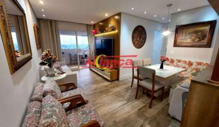 Lindo Apartamento à Venda em Gopouva com 82m² , 2 vagas e lazer completo.