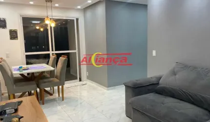APARTAMENTO 3 DORMITÓRIOS SENDO 1 SUÍTE 81M² - JARDIM FLOR DA MONTANHA - GUARULHOS
