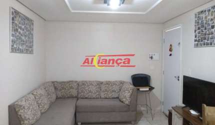 Apartamento com 2 dormitórios à venda, 44 m² - Vila Alzira - Guarulhos/SP