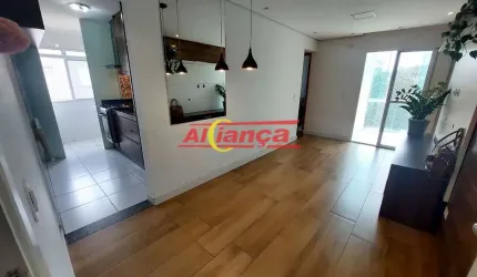 Apartamento 49m², 2 Quartos, sacada- Pq Continetal- Guarulhos-Sp.