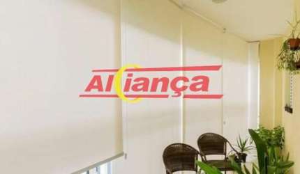 belissimo ap ao lado do bosque maia 92m2 -varanda gourmet , sl. estendida -ar condicionado