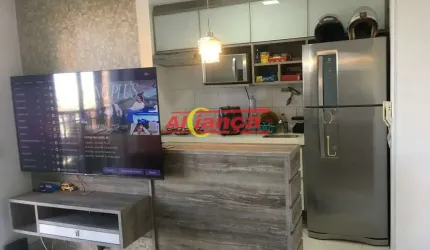 Apartamento no Condomínio Fatto Passion, 2 dormitórios (1 suíte), Vila Augusta - Guarulhos