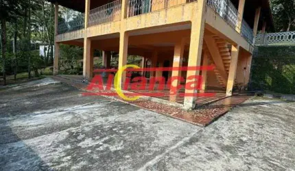Chácara com 12.800 m² no Mirante de Arujá - Via Pavimentada , Área toda cercada