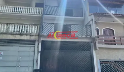 Sobrado à Venda no Jardim City Guarulhos/SP  280m², 3 Dorm, 1 Suíte, 6 Vagas - Analisa Permuta