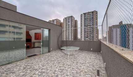 Cobertura à venda, 210 m² por R$ 1.270.000,00 - Campestre - Santo André/SP