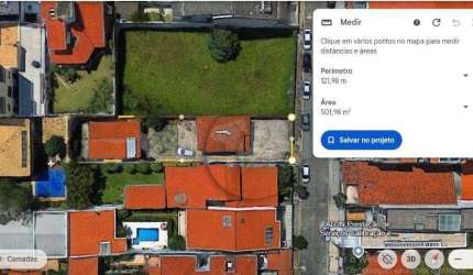 Terreno à venda, 500 m² por R$ 2.000.000,00 - Campestre - Santo André/SP