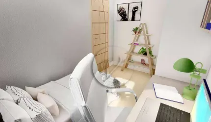 Apartamento com 2 dormitórios à venda, 46 m² por R$ 350.000,00 - Vila Aquilino - Santo André/SP