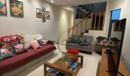 Sobrado com 4 dormitórios à venda, 192 m² por R$ 999.000 - Vila Camilópolis - Santo André/SP