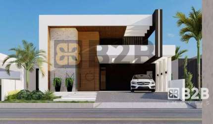 Casa com 3 dormitórios à venda, 212 m² por R$ 1.800.000,00 - Residencial Tívoli 2 - Bauru/SP